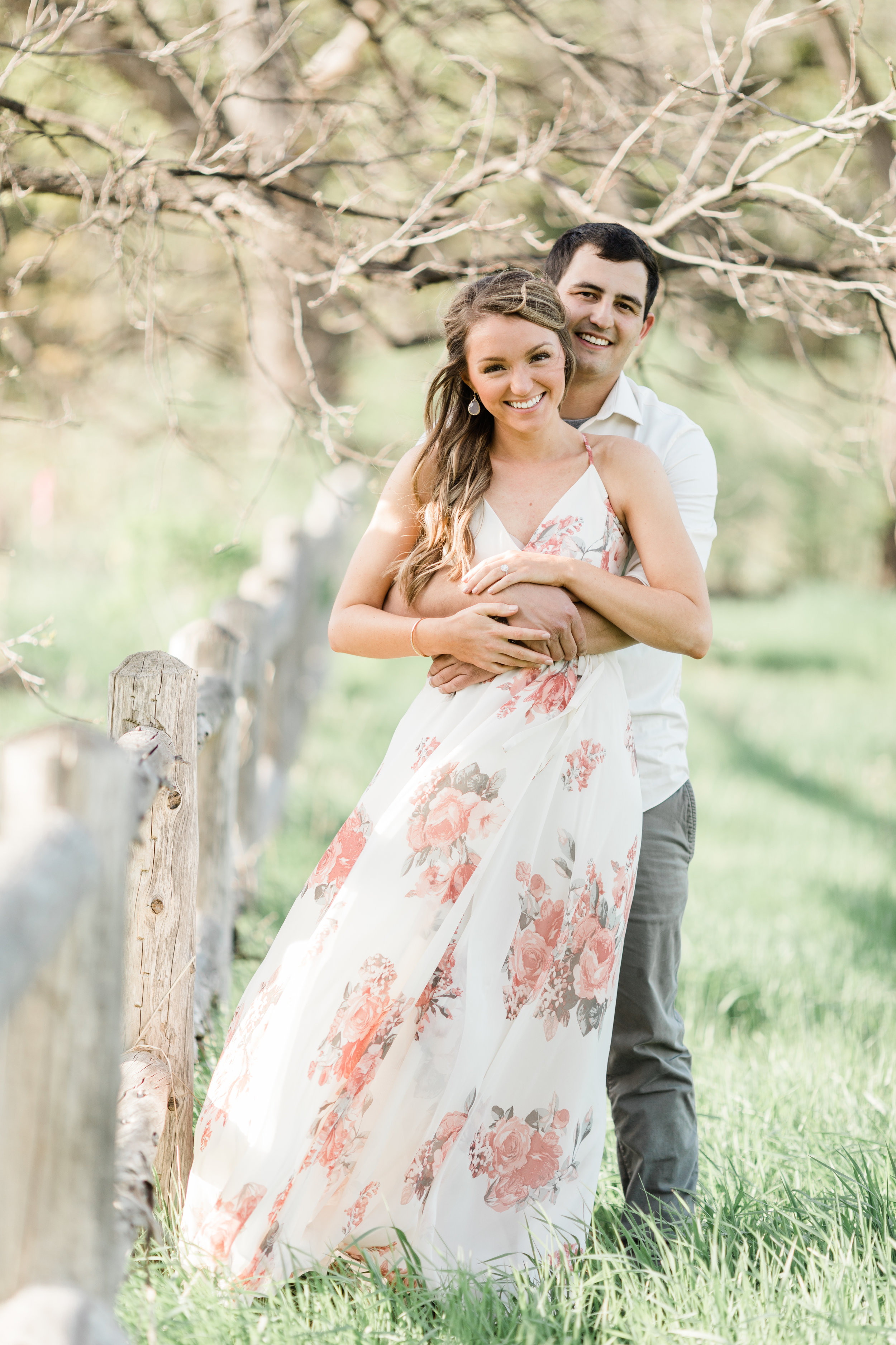 Gorgeous Garden Engagement Photos - The Overwhelmed Bride Wedding Blog