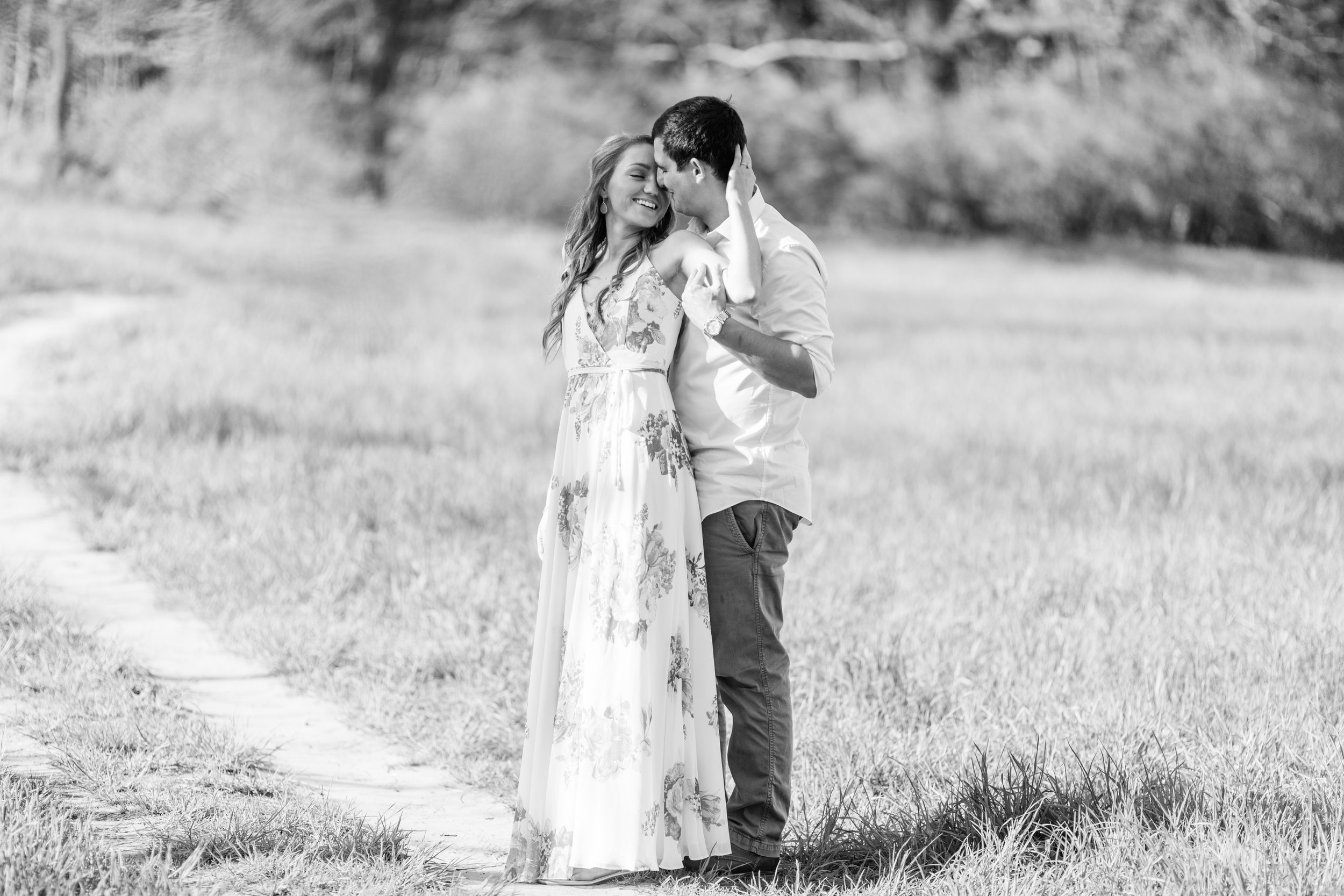 Gorgeous Garden Engagement Photos - The Overwhelmed Bride Wedding Blog
