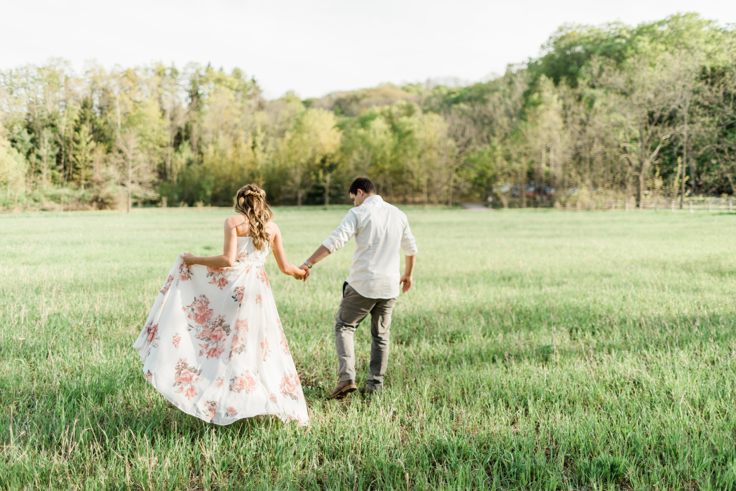 Gorgeous Garden Engagement Photos - The Overwhelmed Bride Wedding Blog