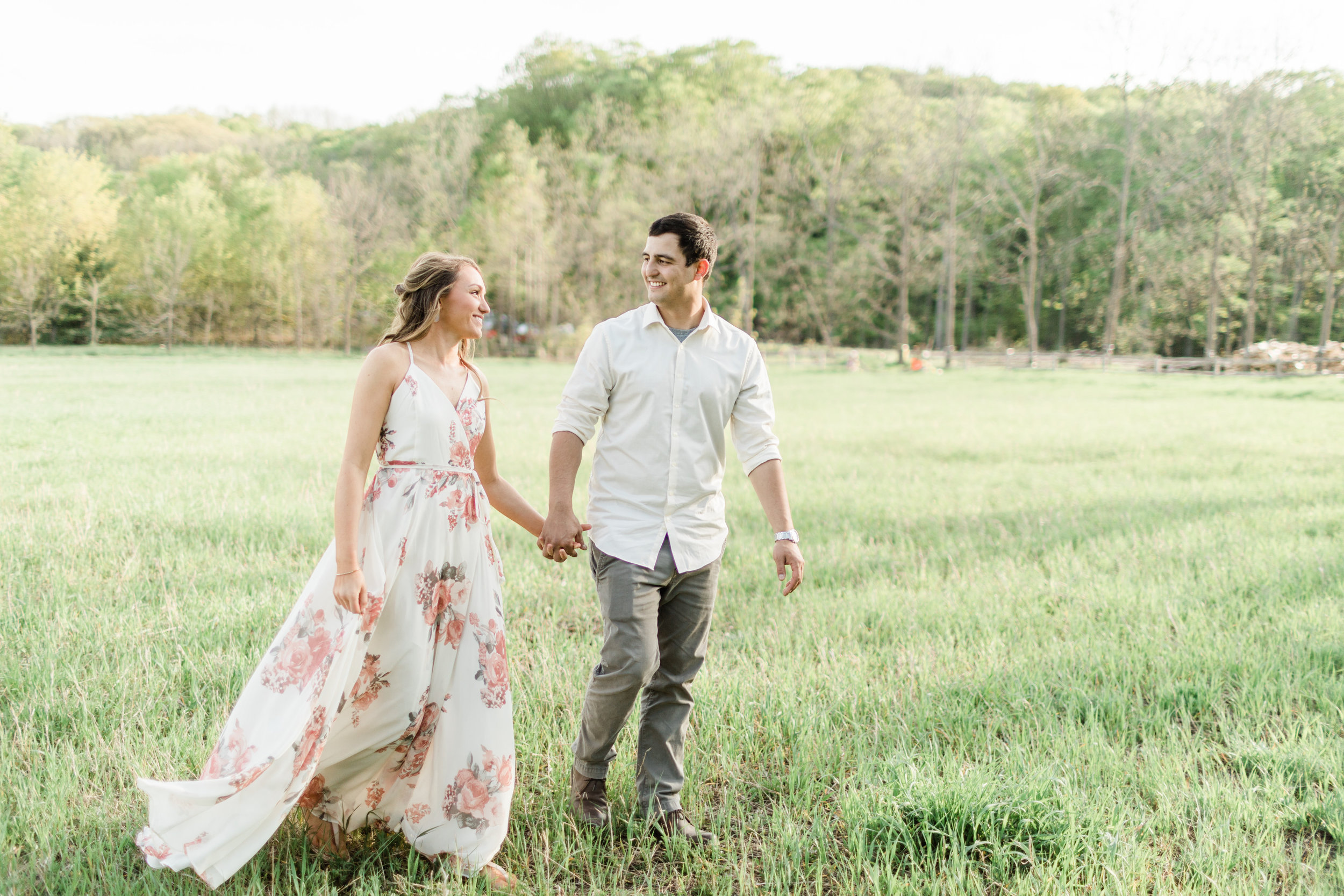 Gorgeous Garden Engagement Photos - The Overwhelmed Bride Wedding Blog