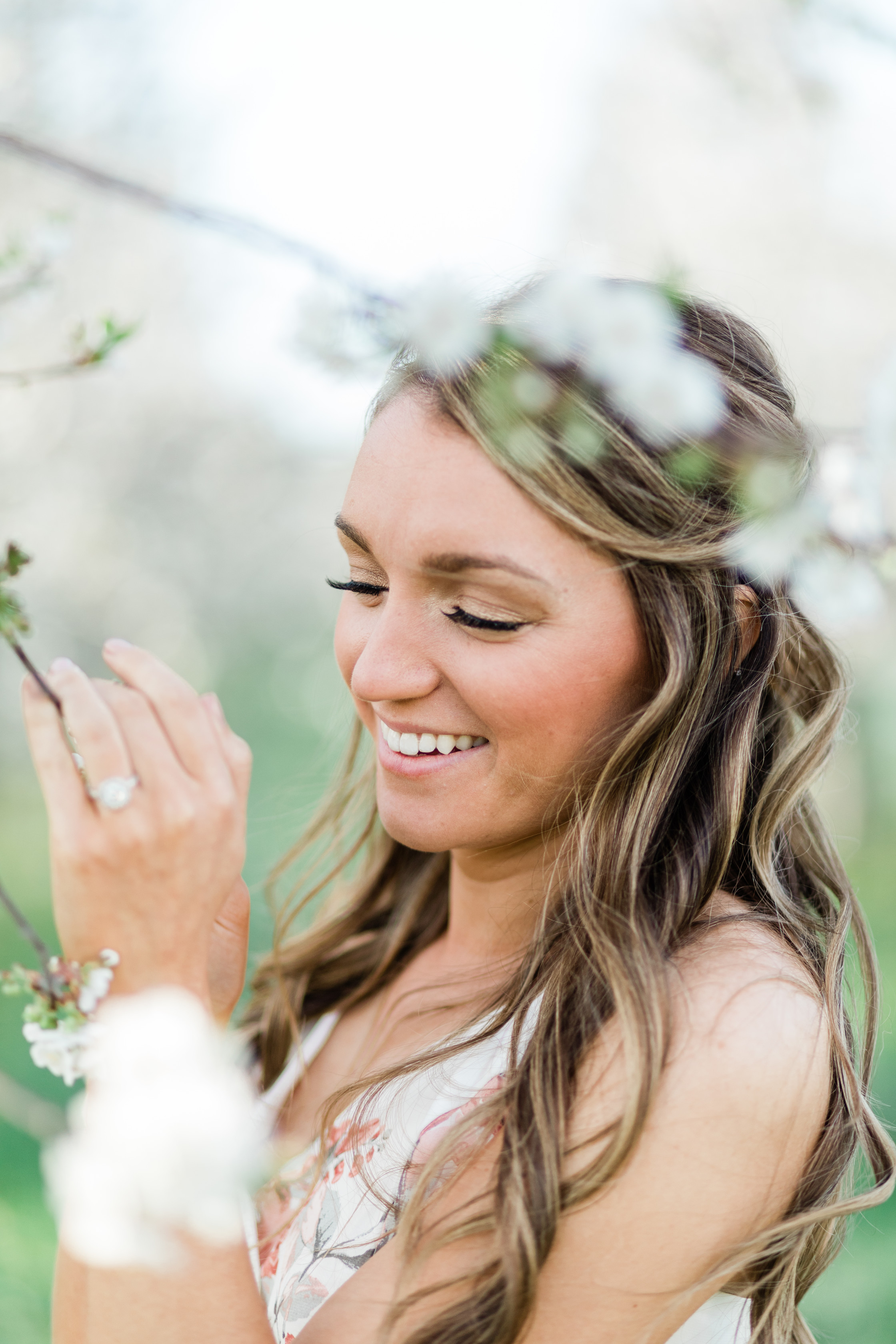 Gorgeous Garden Engagement Photos - The Overwhelmed Bride Wedding Blog