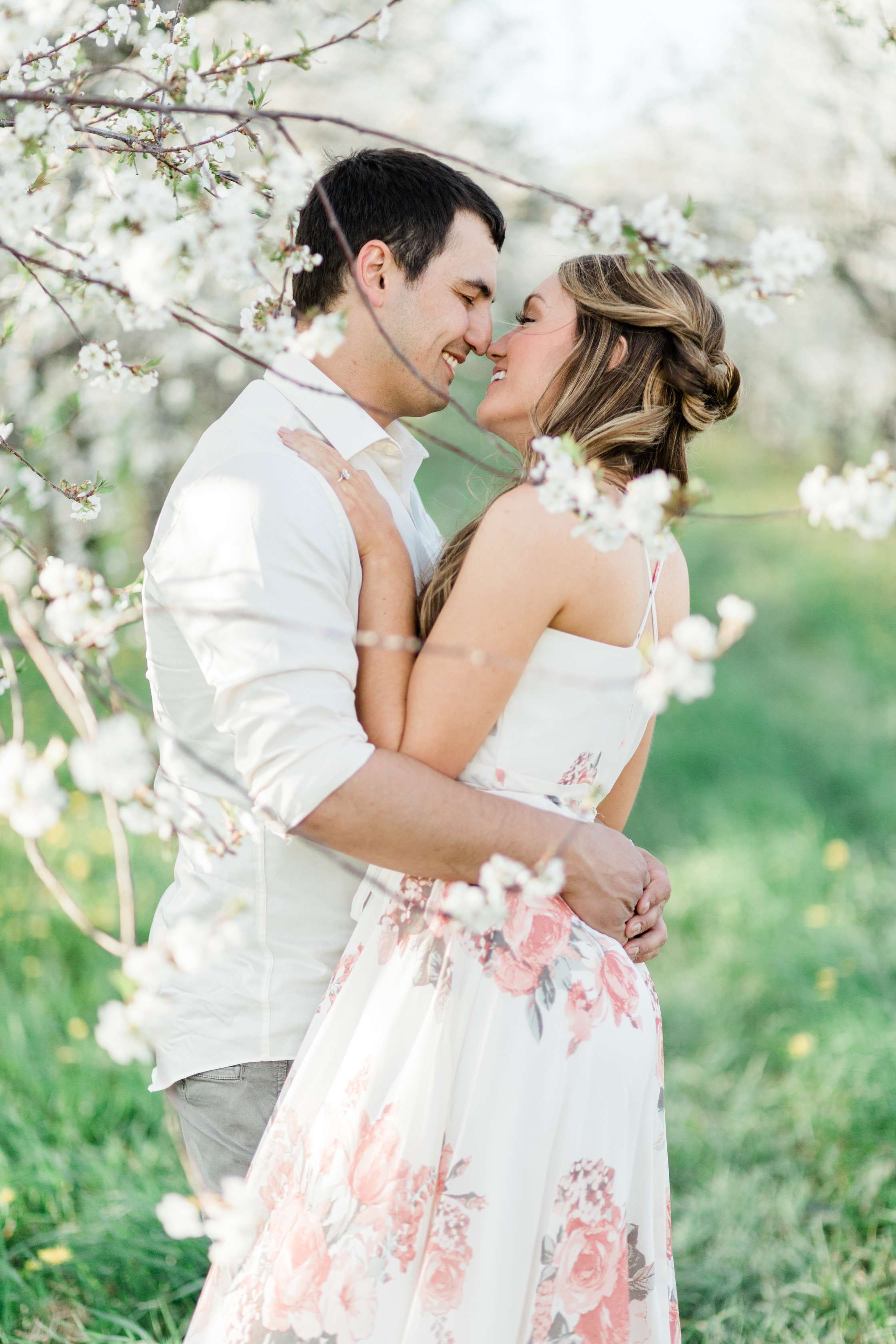 Gorgeous Garden Engagement Photos - The Overwhelmed Bride Wedding Blog