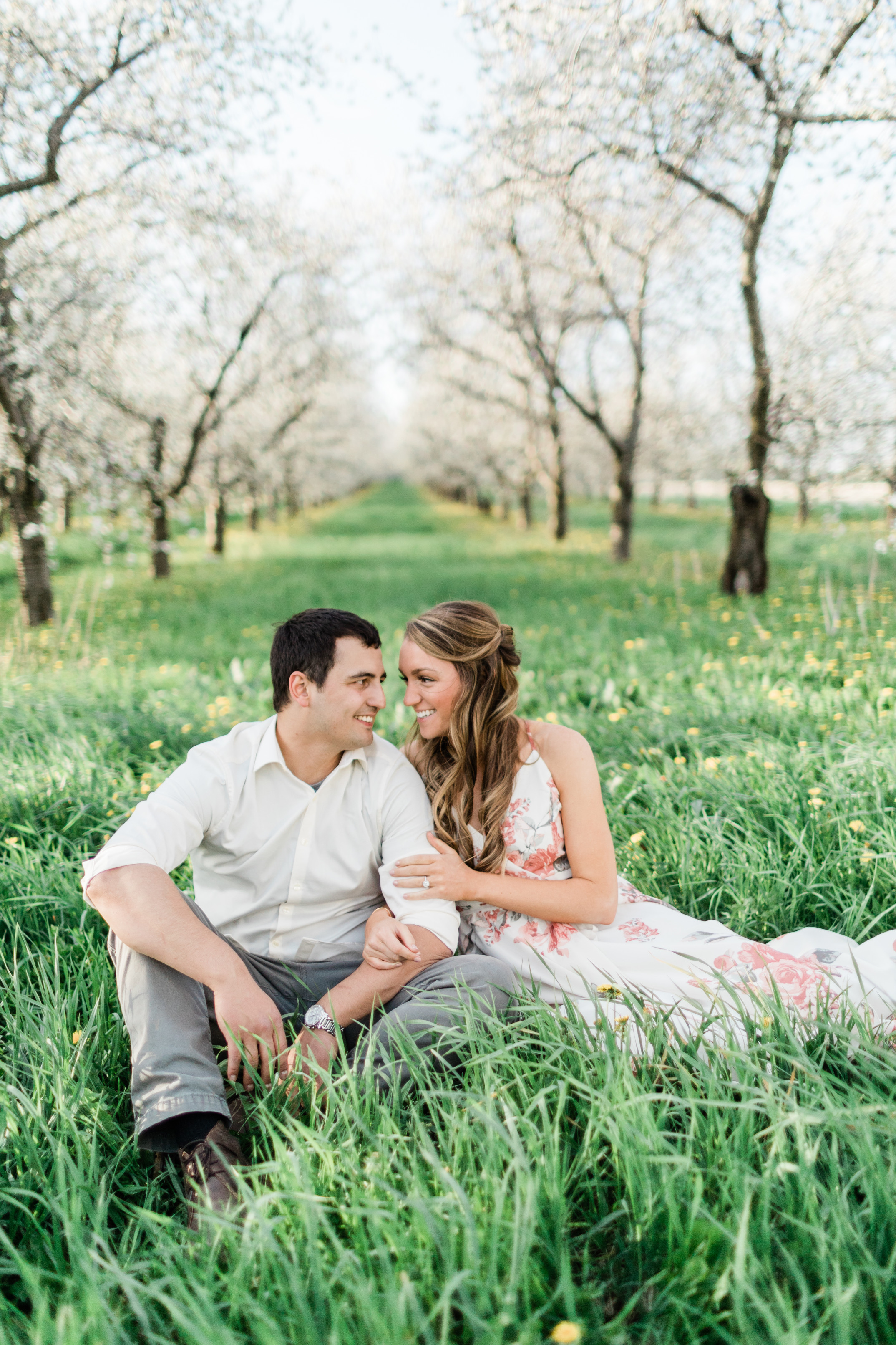 Gorgeous Garden Engagement Photos - The Overwhelmed Bride Wedding Blog