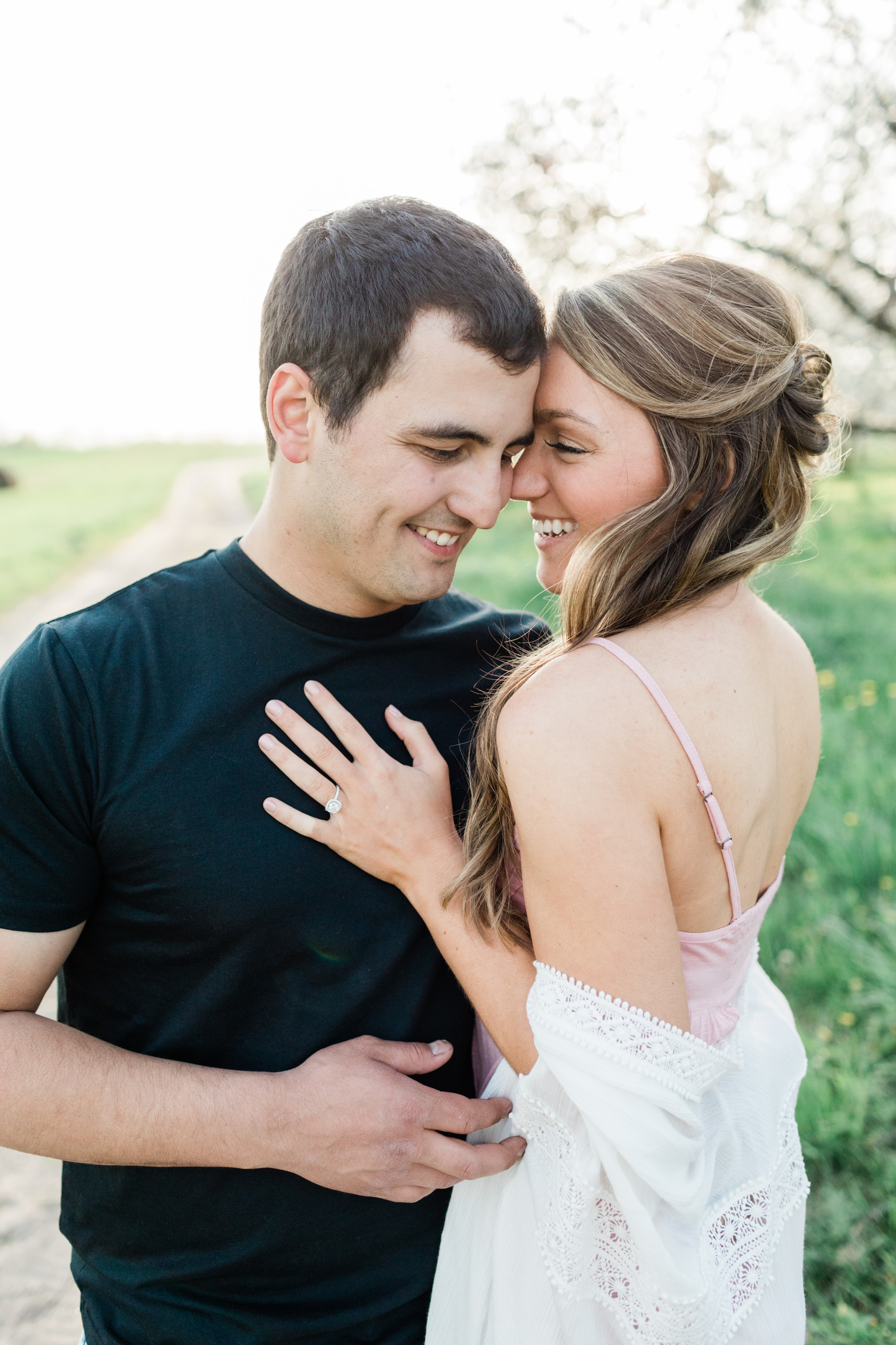 Gorgeous Garden Engagement Photos - The Overwhelmed Bride Wedding Blog