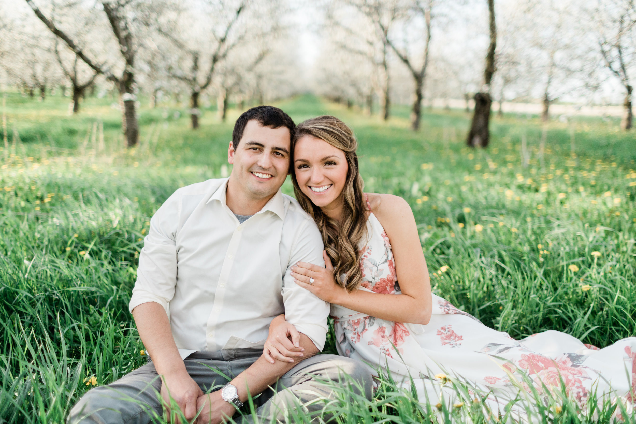 Gorgeous Garden Engagement Photos - The Overwhelmed Bride Wedding Blog