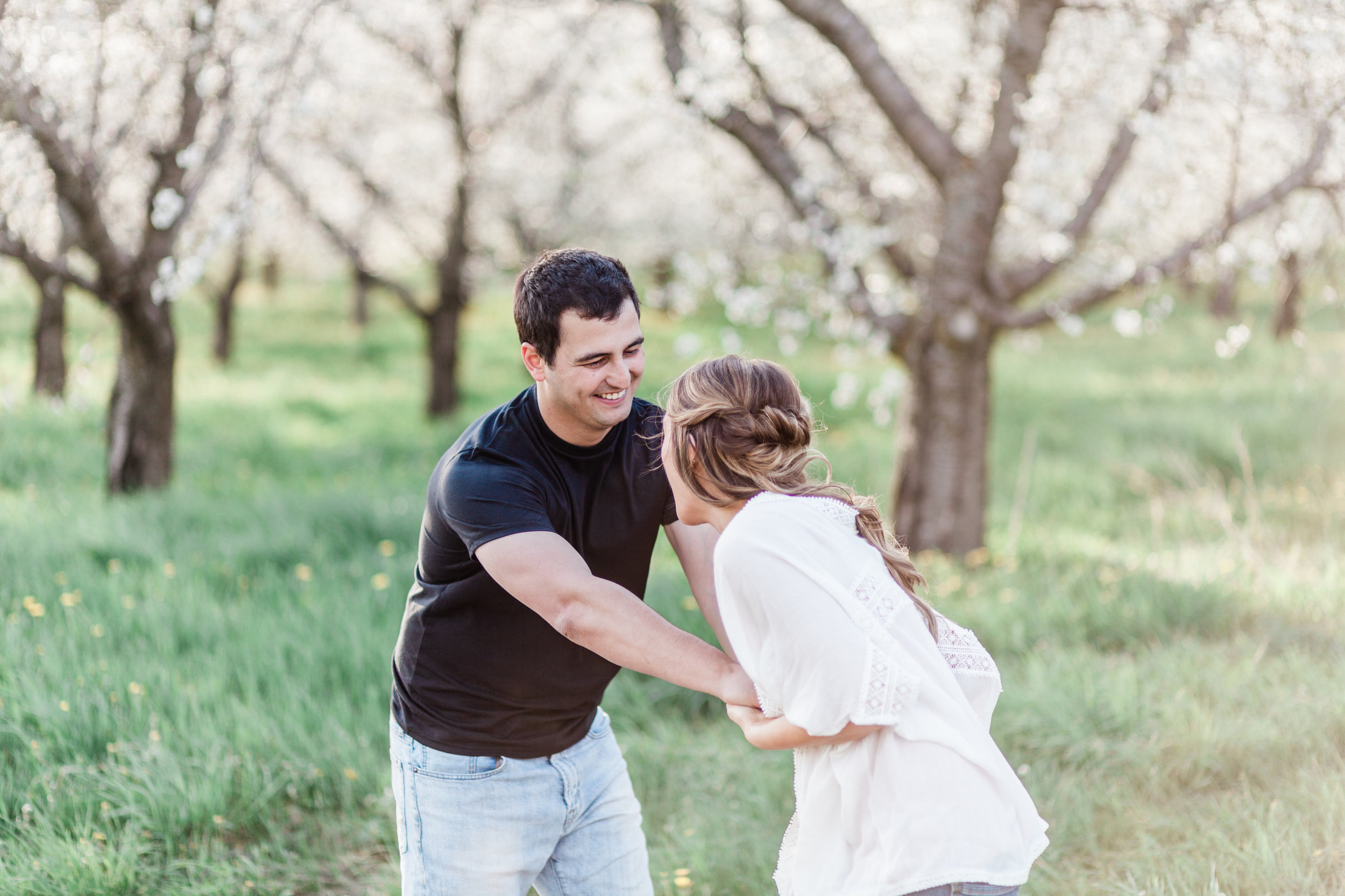 Gorgeous Garden Engagement Photos - The Overwhelmed Bride Wedding Blog