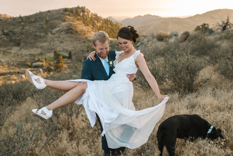 An Eagles Nest Ranch Outdoor Colorado Wedding - The Overwhelmed Bride Wedding Blog