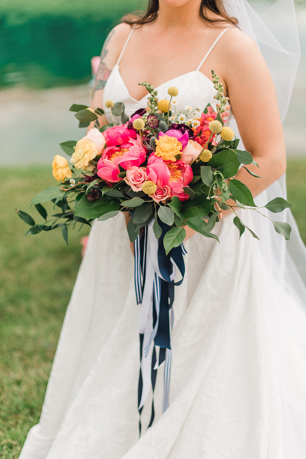 A Colorful Pittsburg Bramblewood Barn Wedding - The Overwhelmed Bride Wedding Blog