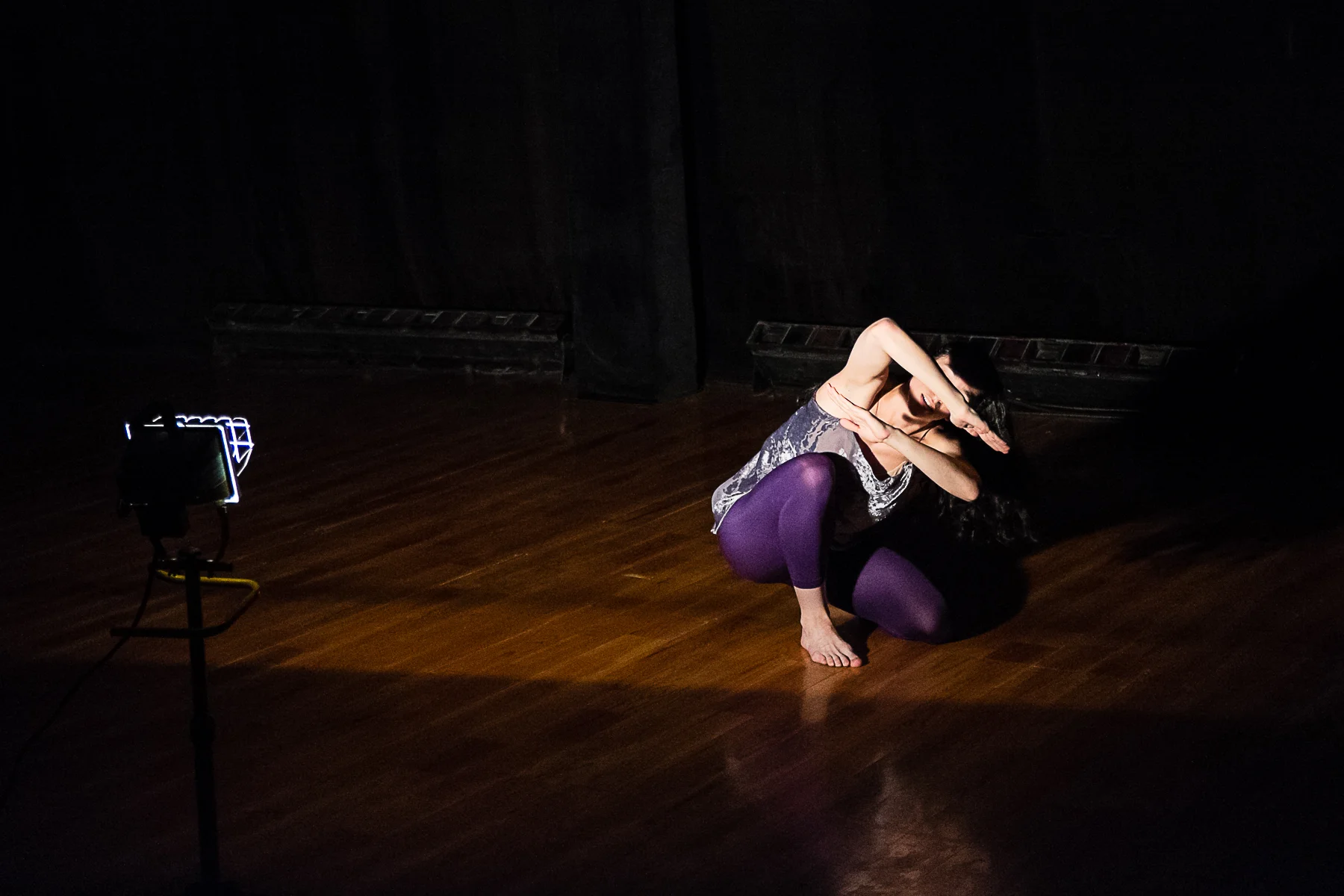 Erin performing.