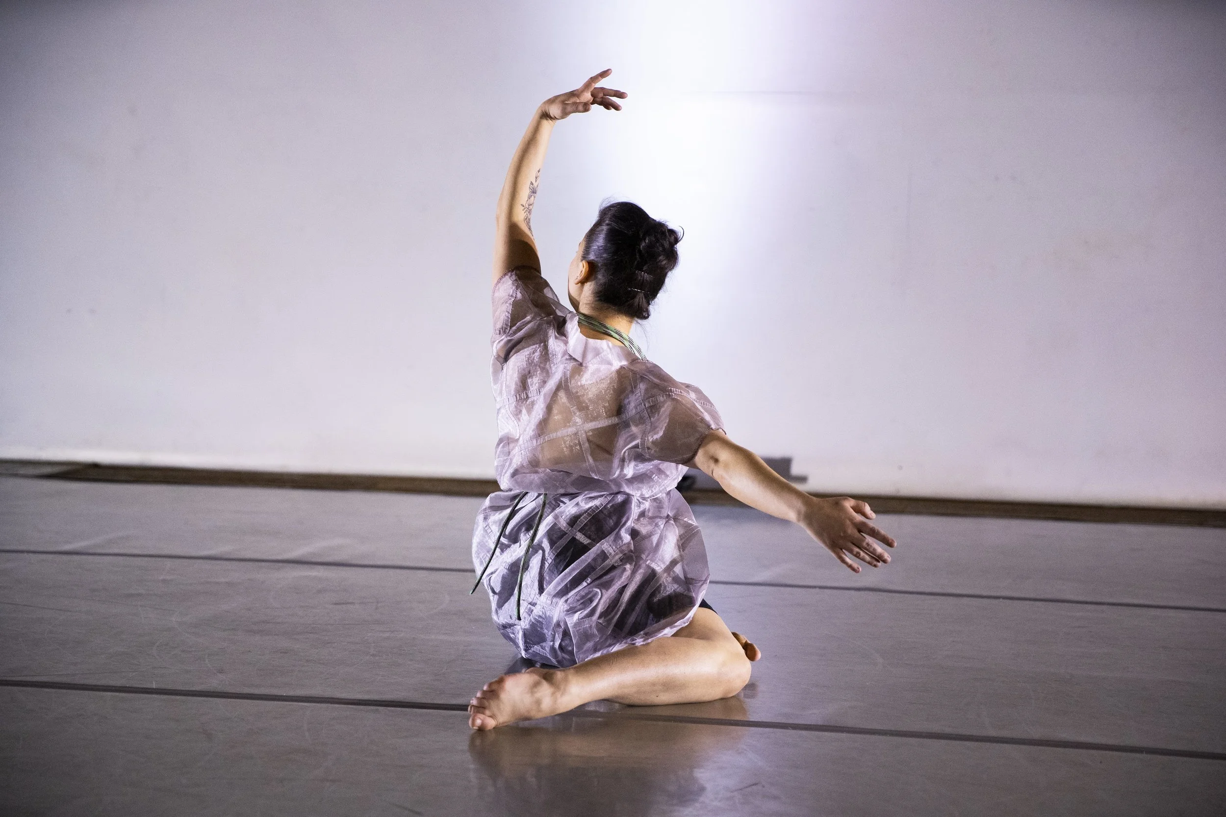 Photo Credit: Black Valve (photographer), Rebecca J. Leuszler (dancer), Maile Okamura (costume design), Pam Tanowitz (choreographer)