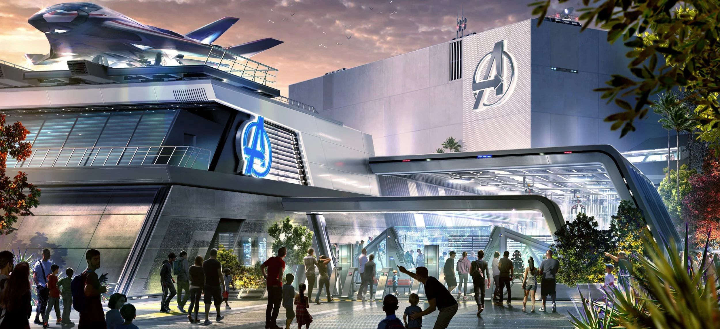 Avengers Campus: Concept Art 1