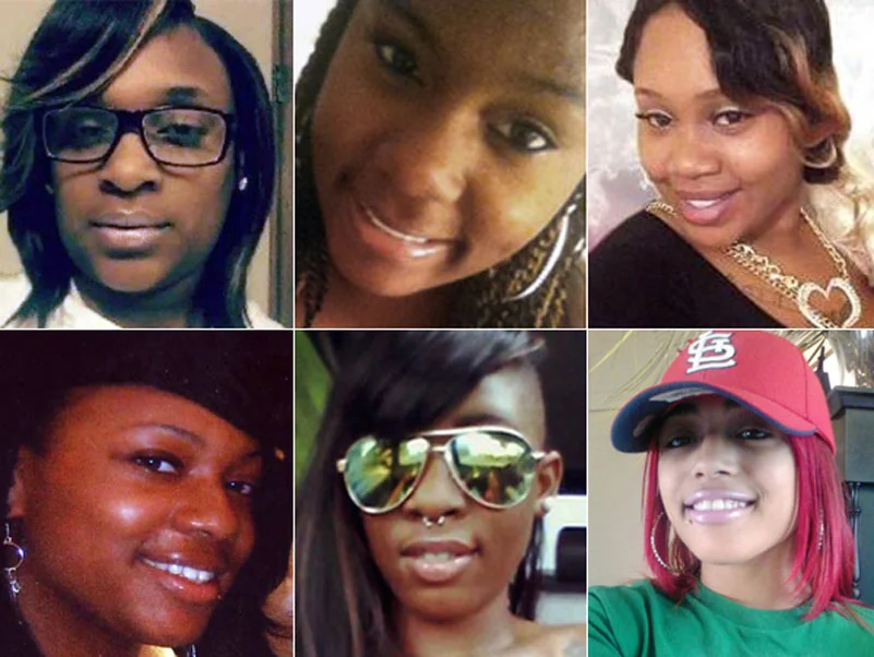 Photos from left, clockwise: Angelica Wysinger, Angelia Mangum, Ke-Erica D. Bolden, Antquonette Hale, Tjhisha Ball, and Korie Hodges.