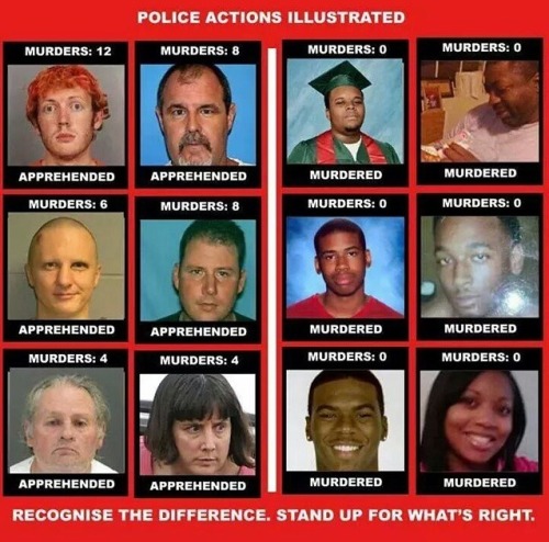 To sum this up, if you are white you can kill, rob, rape, etc. with no consequences. If you’re black, you will be killed.