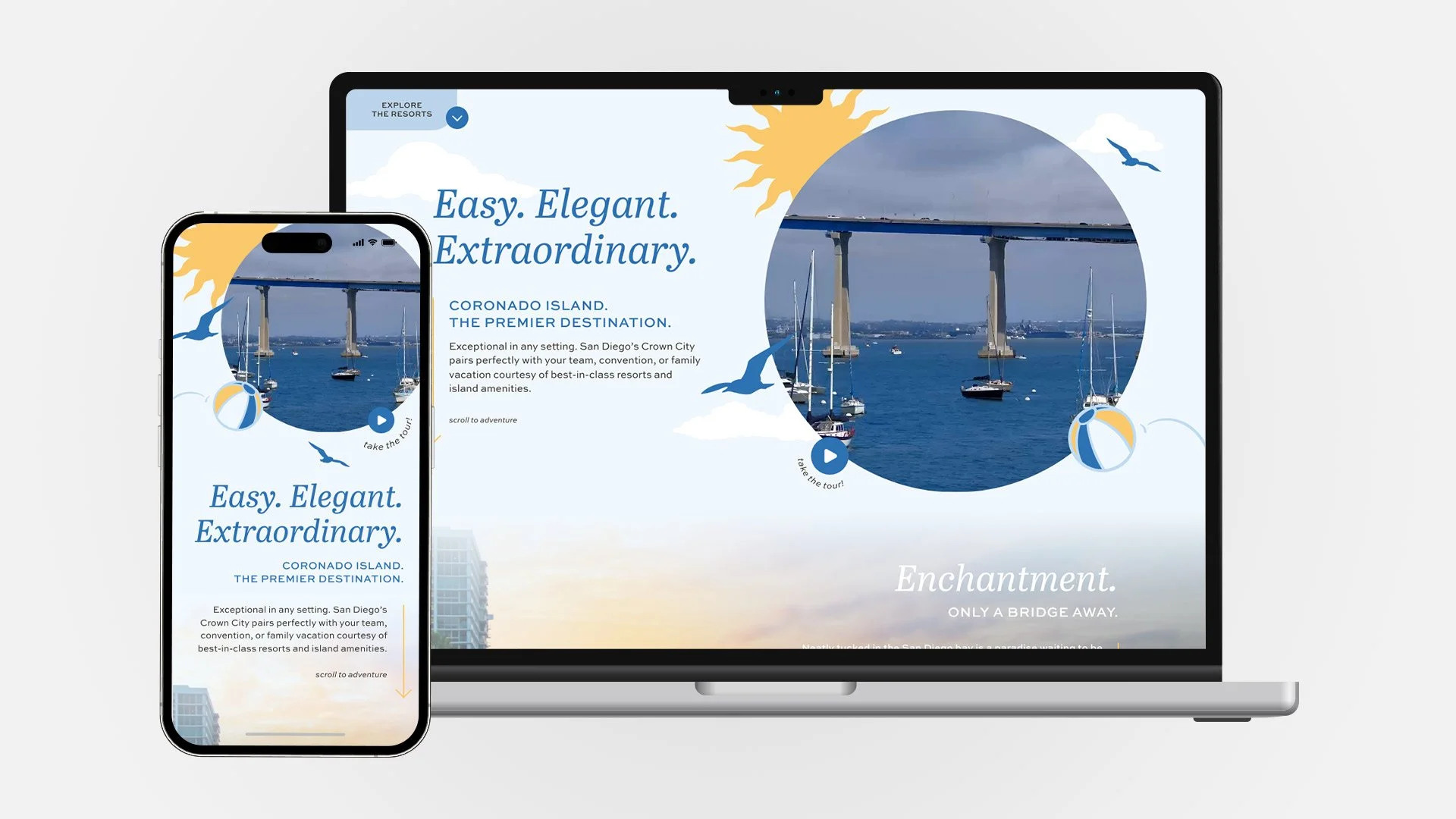  Web design for Discover Coronado 