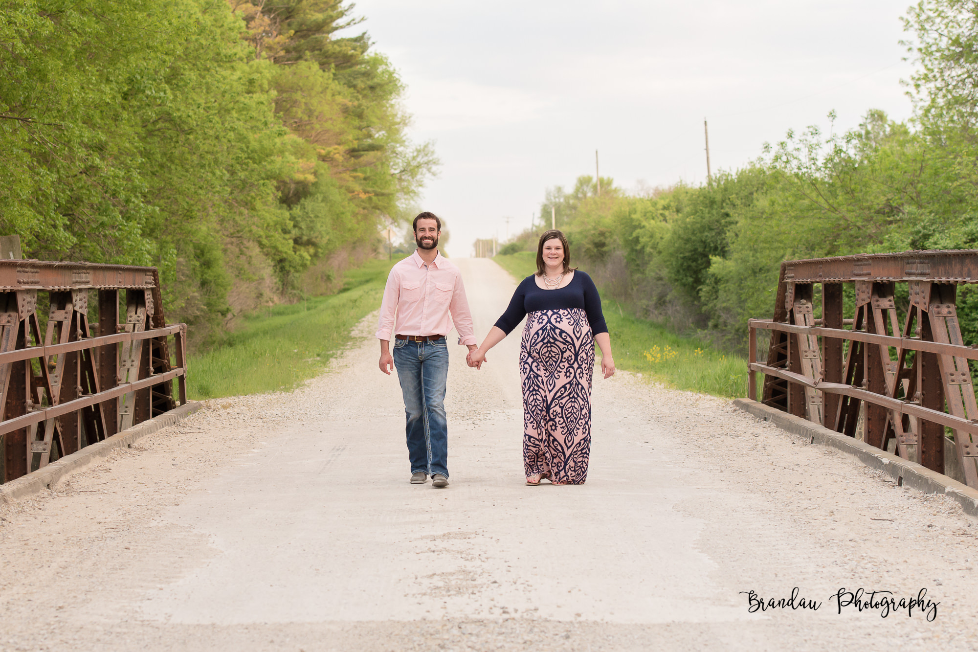 Engagement Bridge North Central Iowa_Brandau Photography-26.jpg