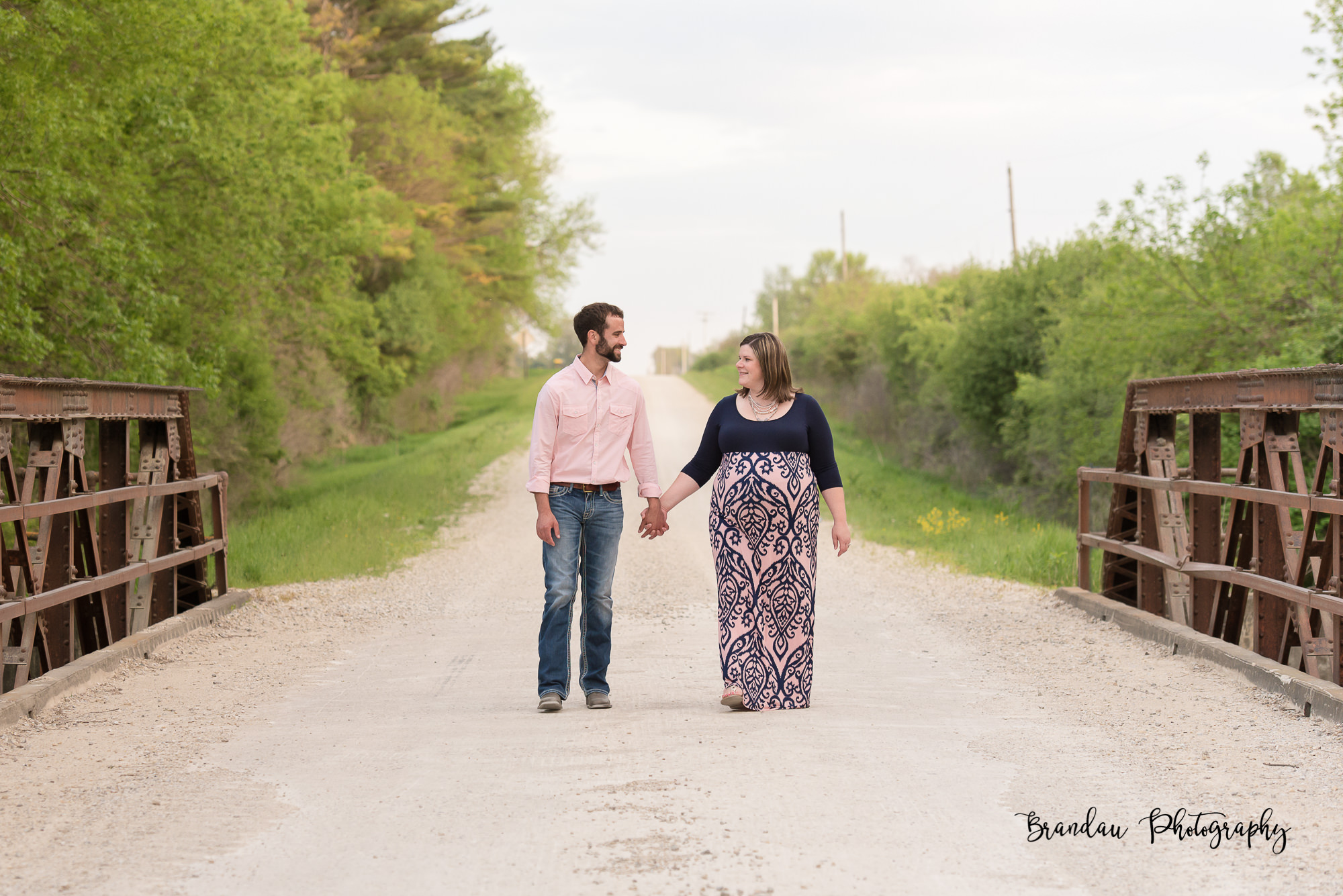 Engagement Bridge North Central Iowa_Brandau Photography-27.jpg