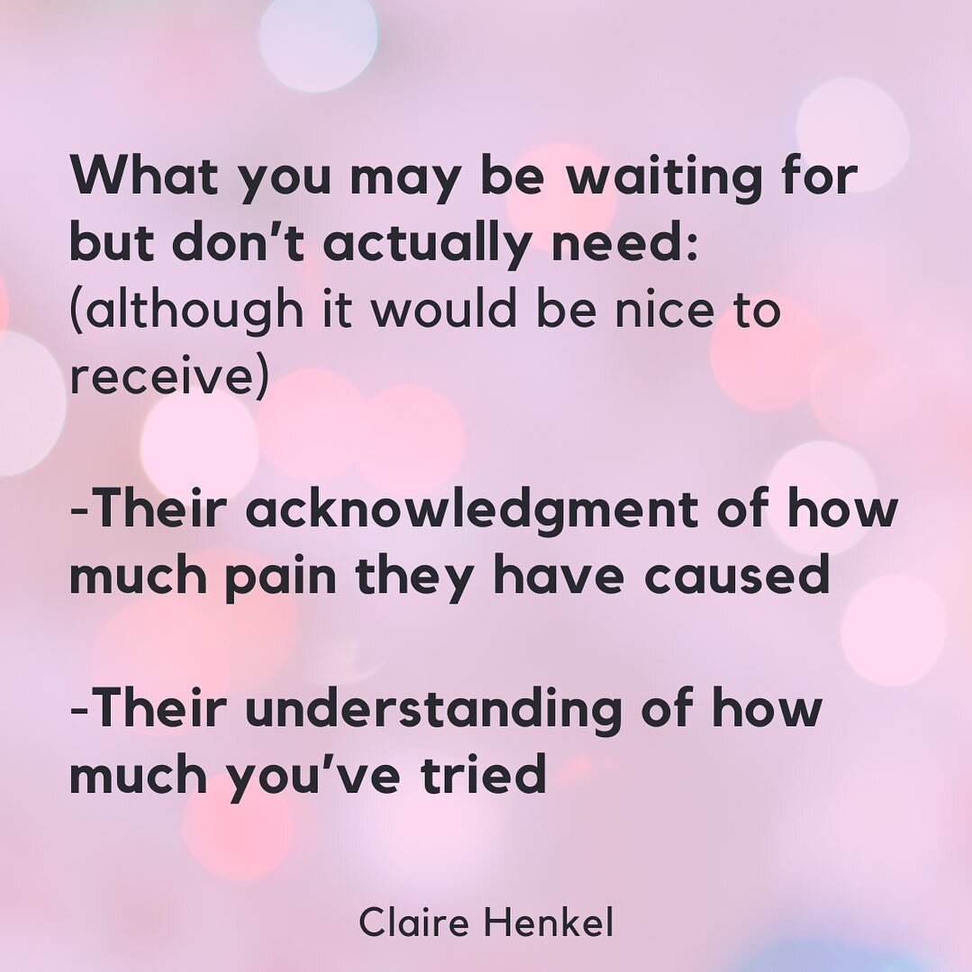 Sometimes we stay stuck waiting for them to finally acknowledge our pain and understand just how much we really tried.

Only if I can explain it better, only if I can say it in a way that is more clear&hellip;

The thing is, it was never about how cl