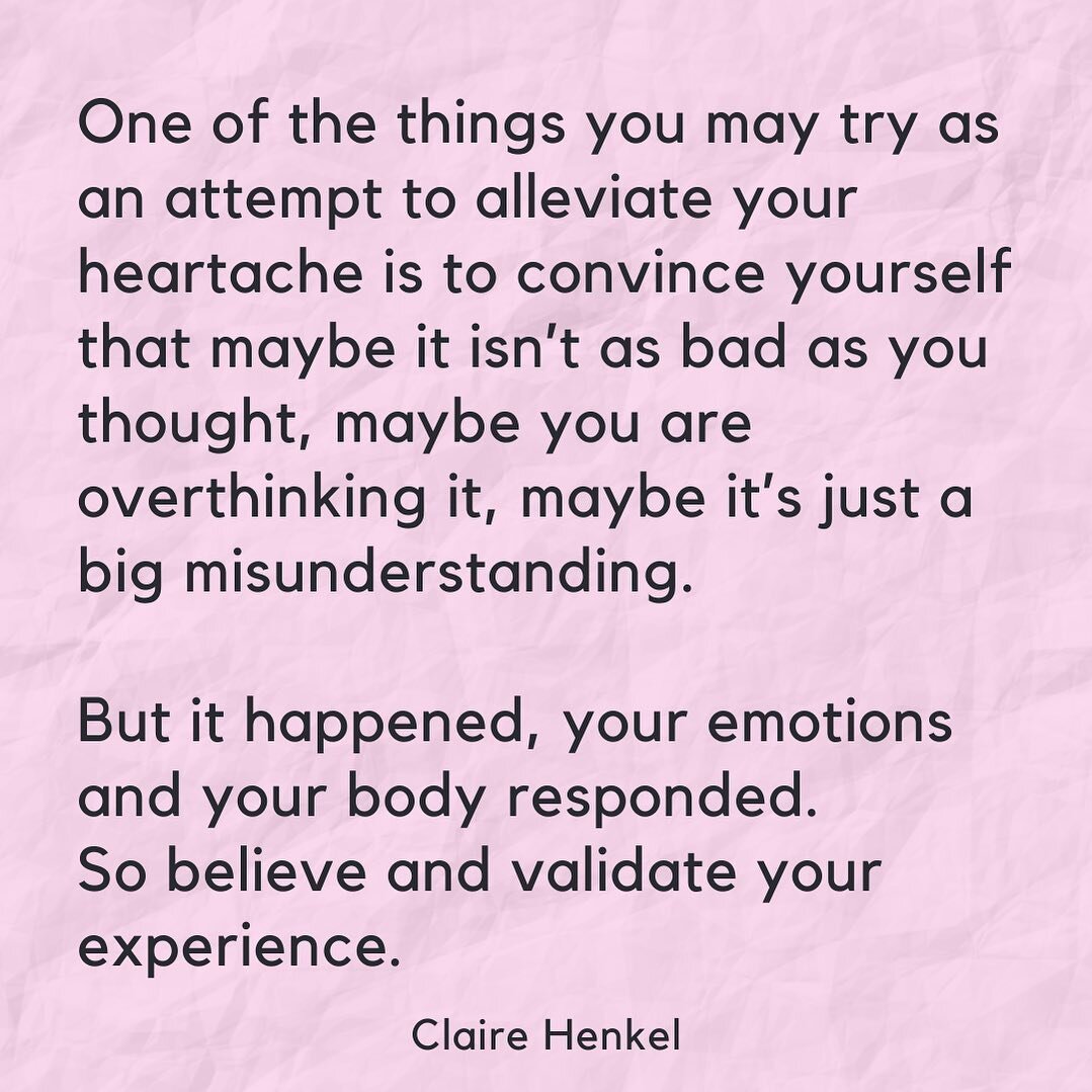 If you ever tried to numb your pain, you probably also tried telling yourself the pain is a result of a misunderstanding and there actually is no need for that pain. 

While we process pain in our own unique ways, we may at some point have to decide 