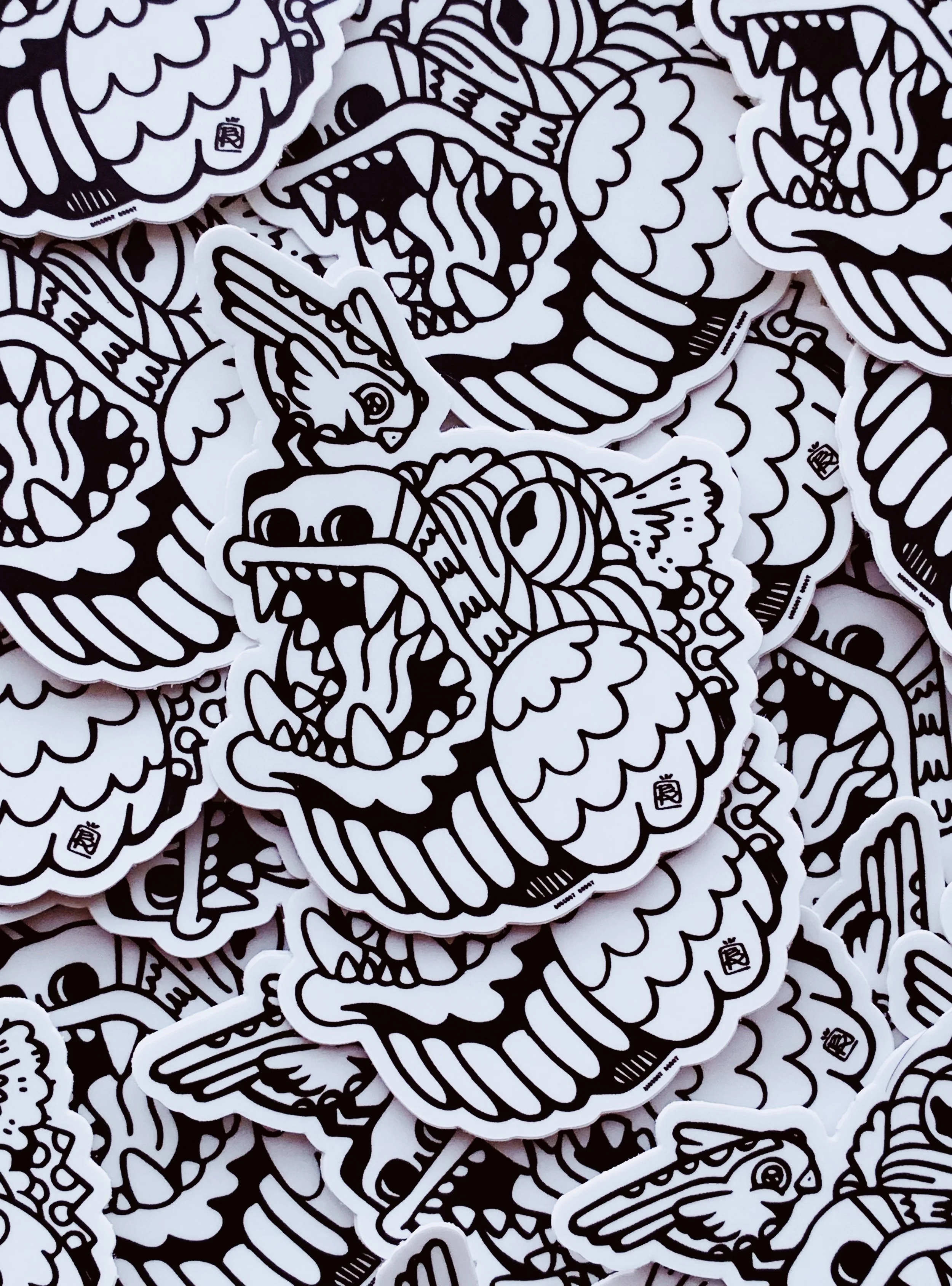 BIRD + BEAR = BUDS sticker