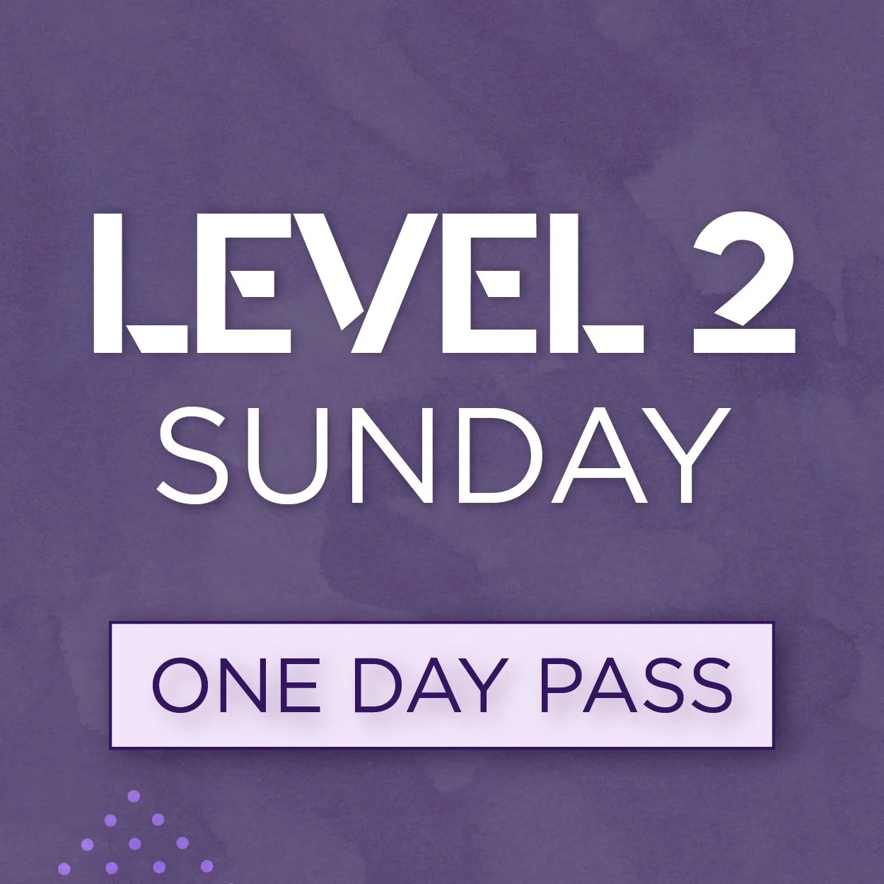 Pump Camp 1 Day Pass - Level 2 SUN MAY 31ST