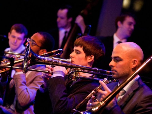 With Manhattan School of Music Jazz Orchestra