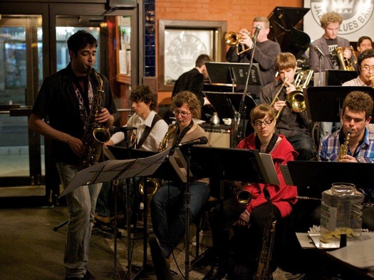 With Daniel Jamieson's Jazz Orchestra at the Rex in Toronto