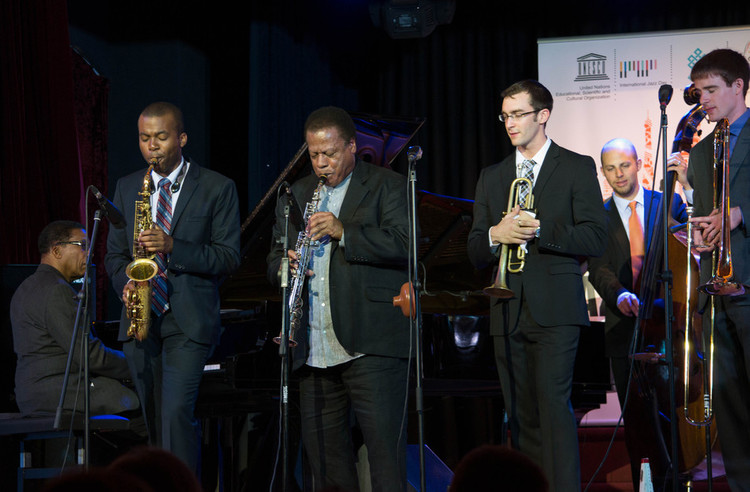 With Wayne Shorter and Herbie Hancock in Turkey