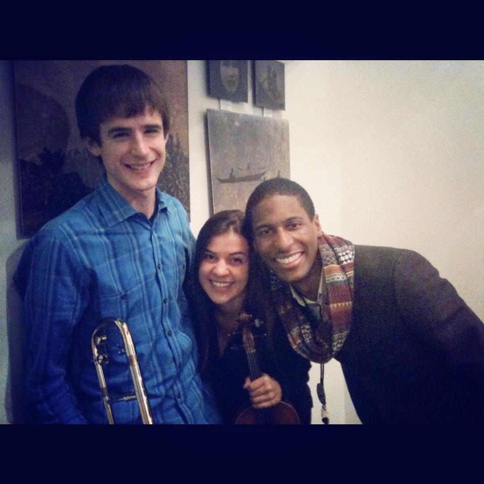 With Nora Germain and Jonathan Batiste