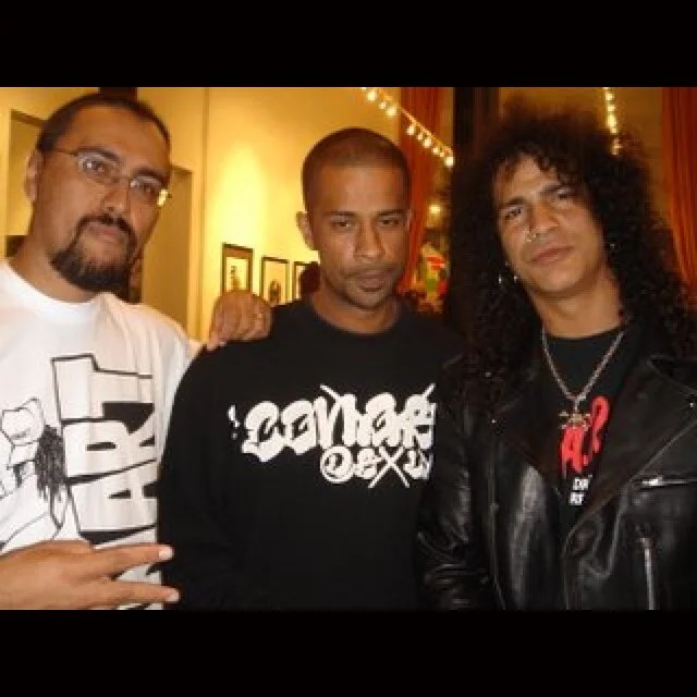#tbt opening night #Conart show @crewestgallery with the good homie @ashfoto & his bro @slash 2006 #throwbackthursday #slash #street #art #music #legends #gnr #dtla #skidrow #beforethehipsters #crewest