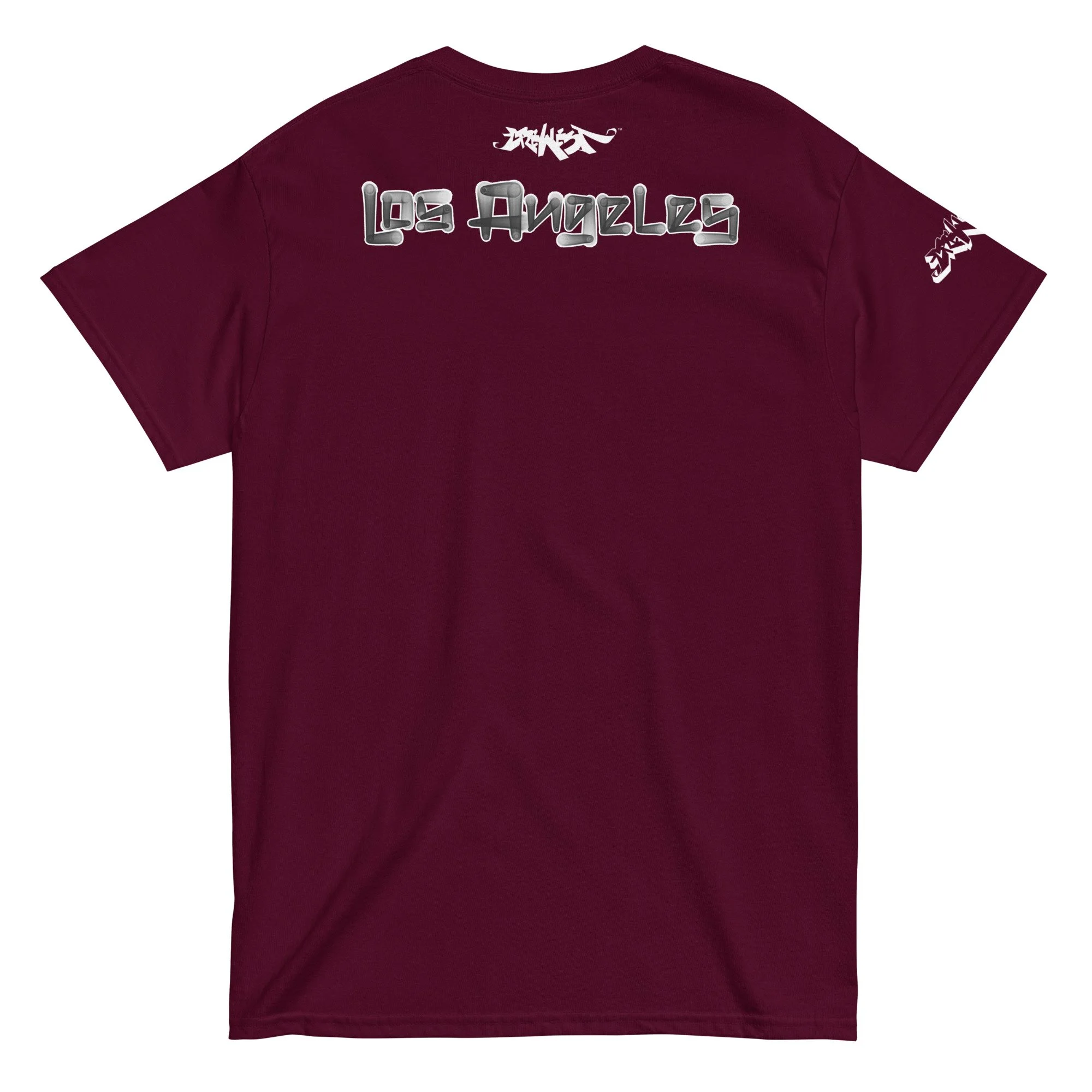 unisex-classic-tee-maroon-back-6a8fe0b3392b5.jpg