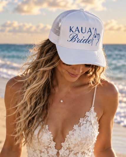 Kaua'i Bride Wedding Ring Hat