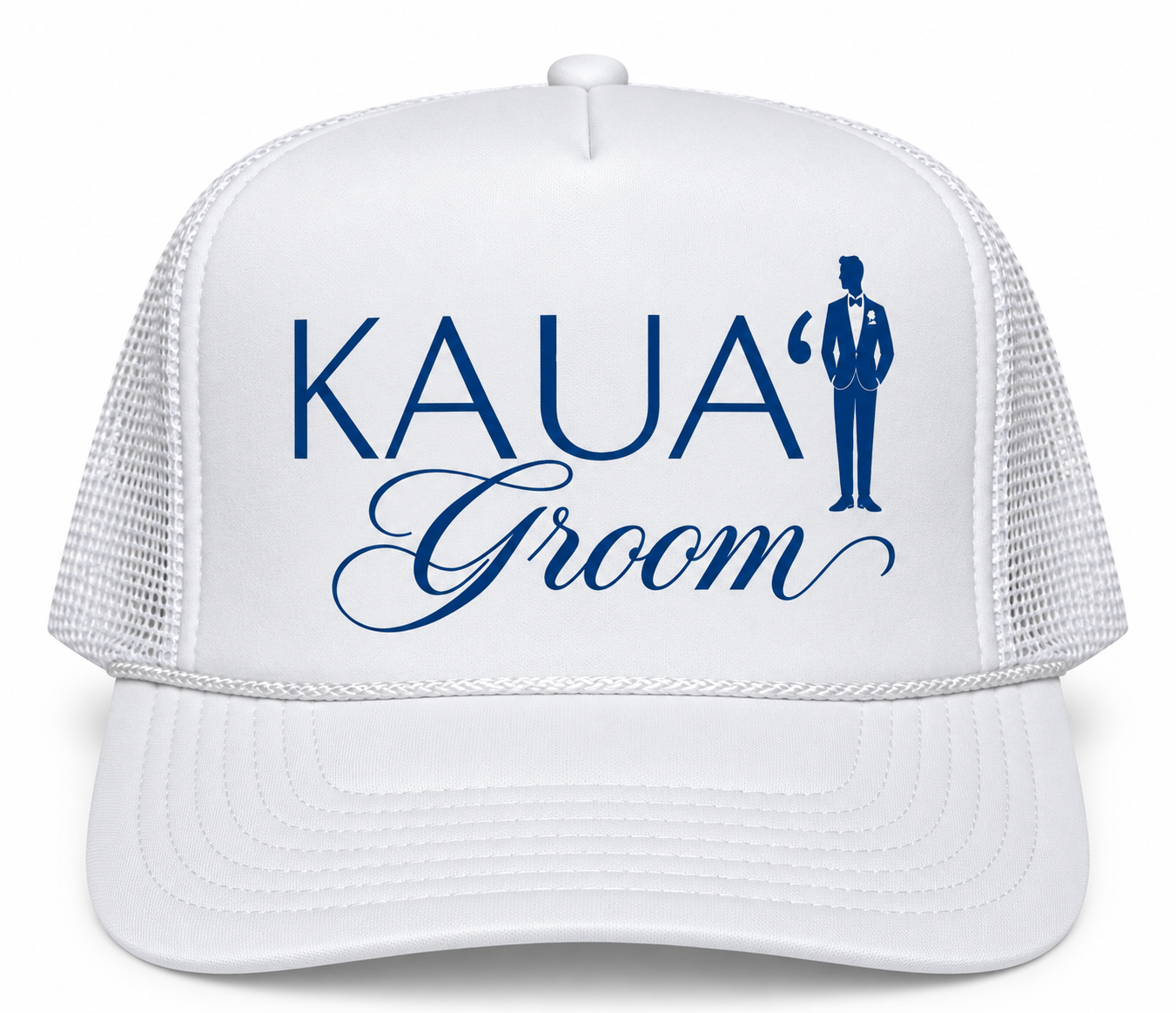Kaua'i Groom Hat White
