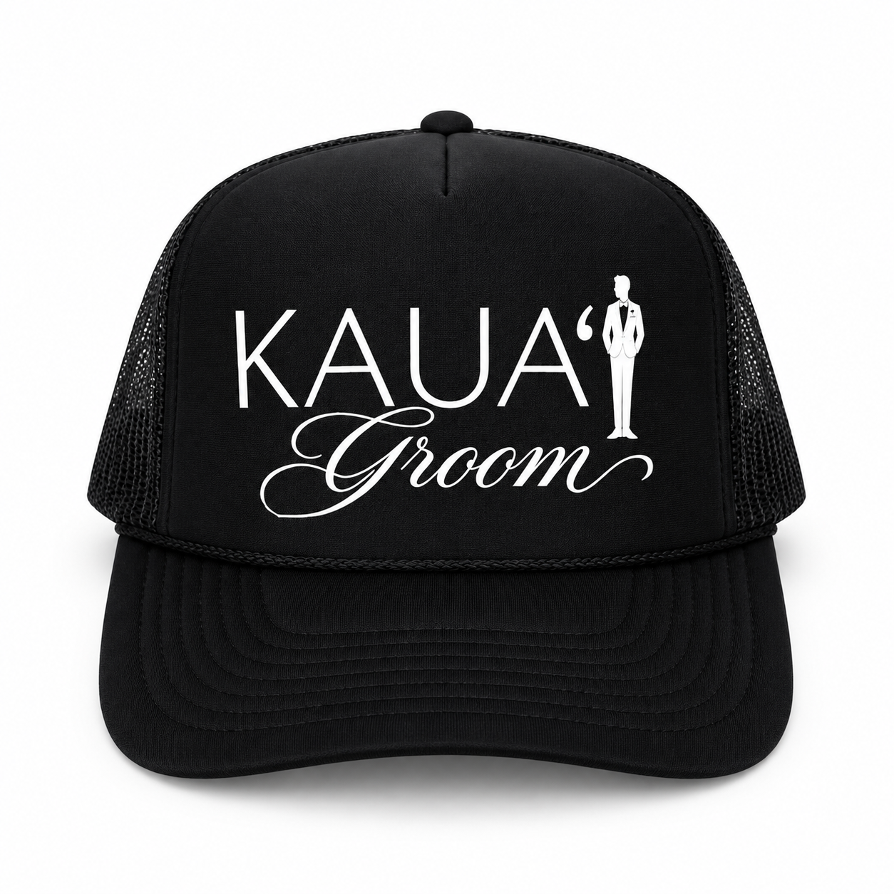 Kaua'i Groom Hat Black
