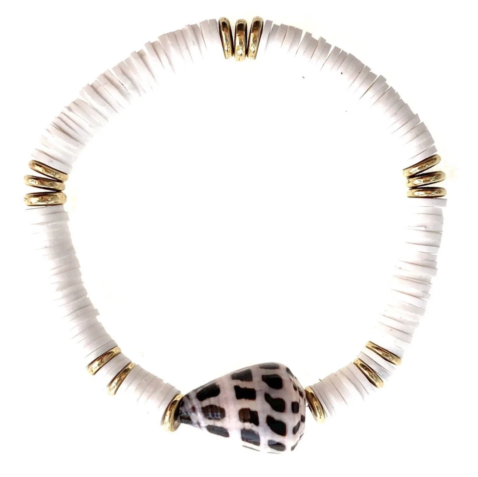 white hebrew shell bracelet.webp