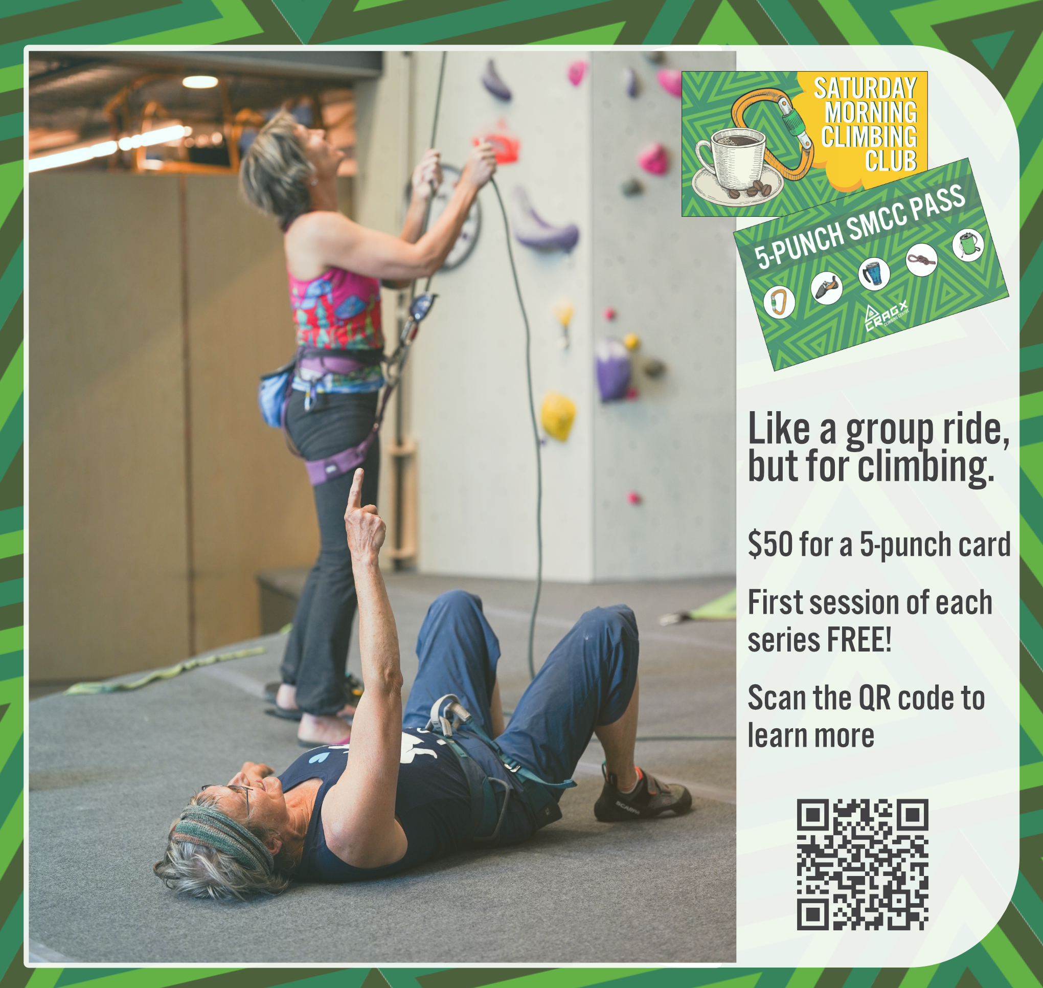 Saturday Morning Climbing Club: FREE SESSION