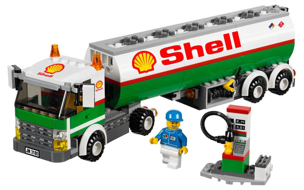 Stickers for LEGO™ 60016 Shell Tanker Tank Truck — Home