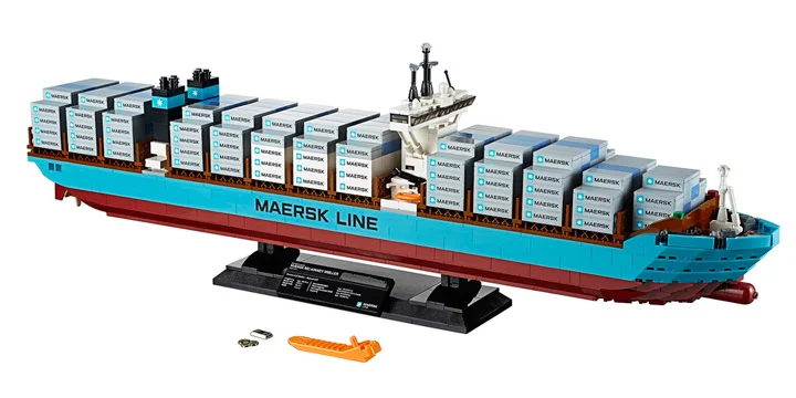 maersk container ship lego