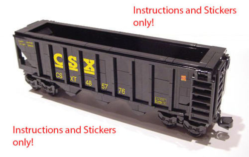 CUSTOM/Precut Autocollant/Sticker adapté pour LEGO ® 725 12 V Freight Train and Track 