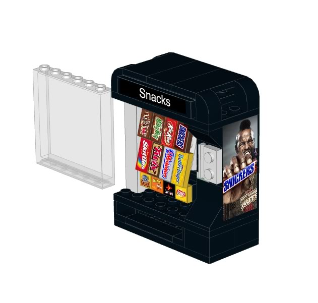 Snack Vending Machine instructions and stickers for LEGO™ — Home