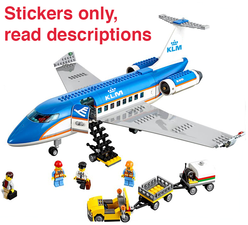 er der Stikke ud omhyggeligt KLM Livery for LEGO™ 60104 Plane — Home