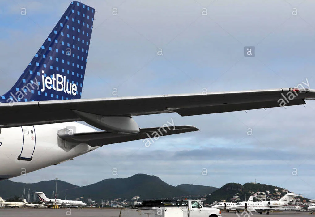 tail-and-wing-section-of-jetblue-airbus-a320-on-the-tarmac-at-princess-BH0GJ3.jpg