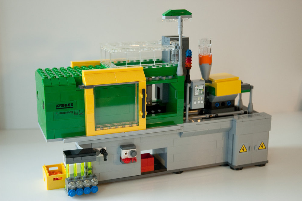 Instructions and stickers for LEGO™ 4000001 Moulding Machine Special — Home