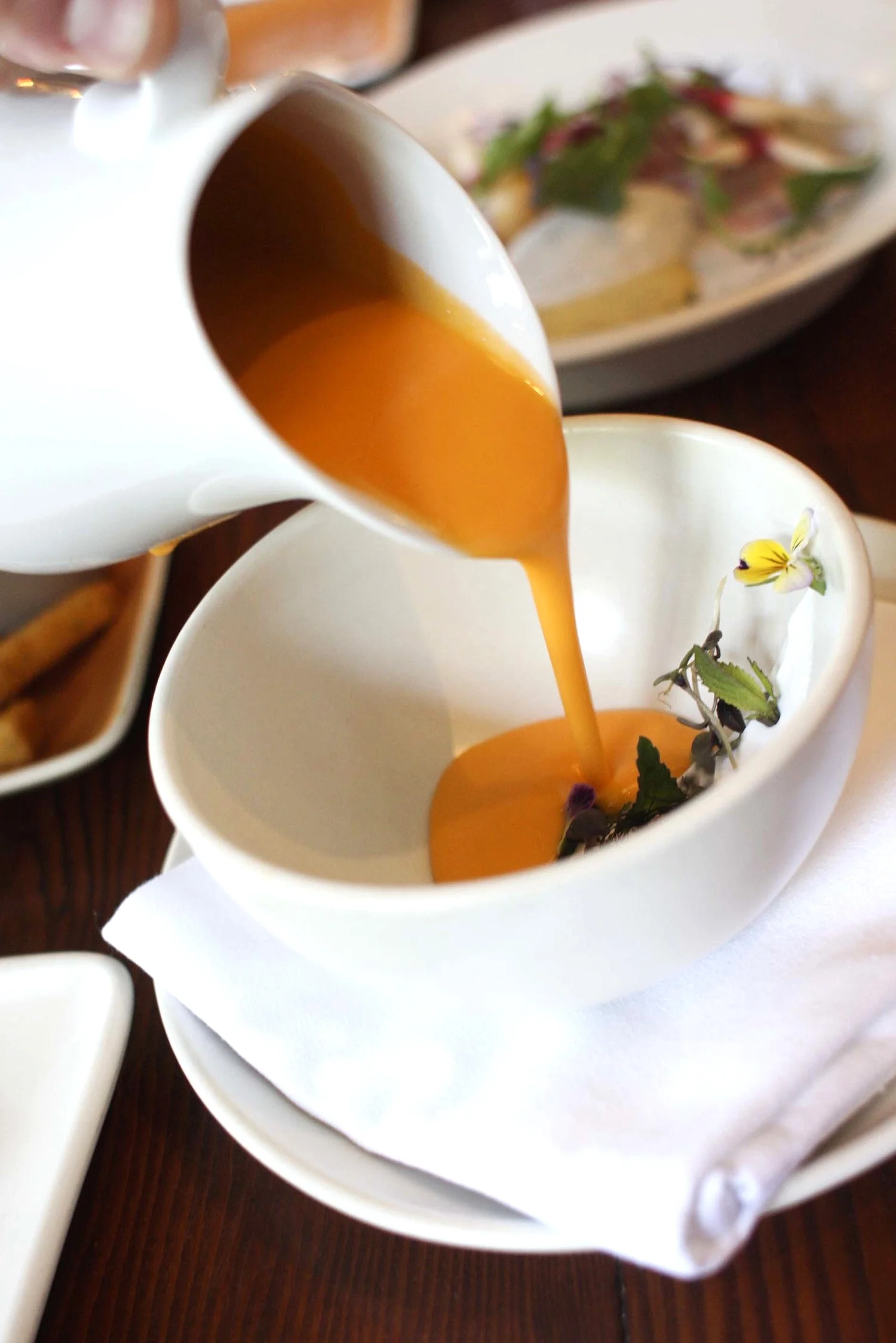 Cold melon soup