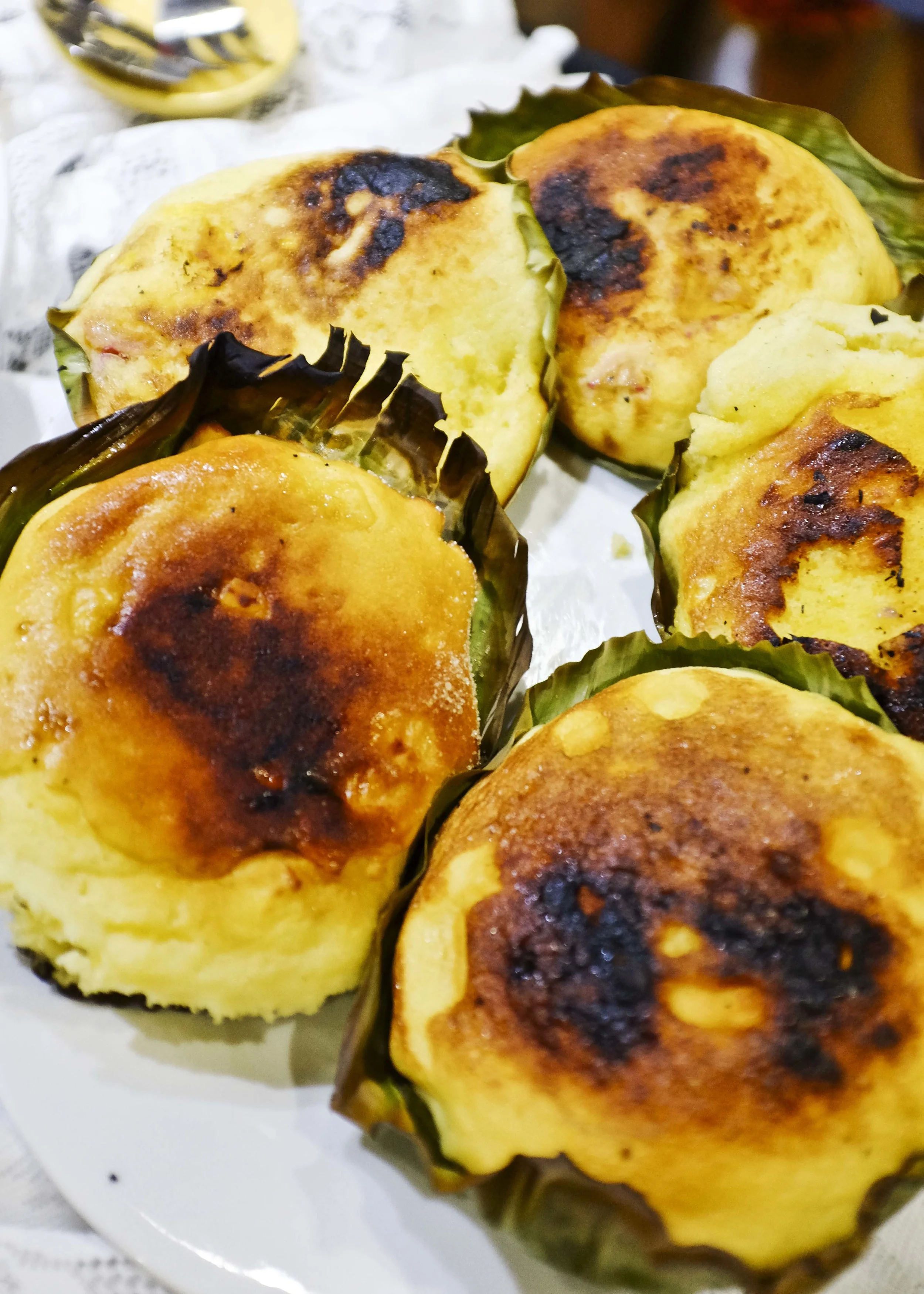 BIBINGKA. Sorry kids. Was too full to eat this! Looked yummy, though!