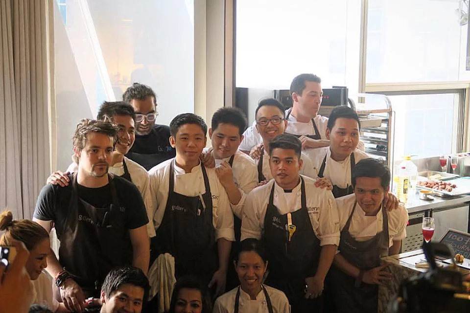 Crappy pic but I wanted to post it because these are the unsung heroes of today's lunch (a spur of the moment thing immediately following last night's tasting dinner, also at Gallery VASK) - Maraming salamat, Team #GalleryVask , Team #VaskTapasRoom and Team #Gaggan !