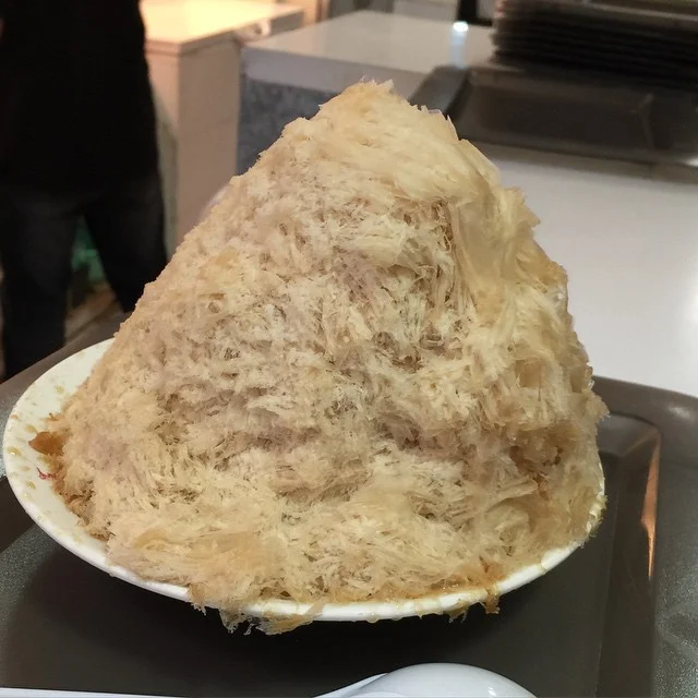 And for an equalizer - brown sugar shaved ice to cool you down!