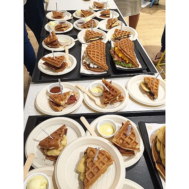 Best eaten hot at #Waffos - a #LegaspiMarket homegrown food biz, now at #MegaFoodHall !