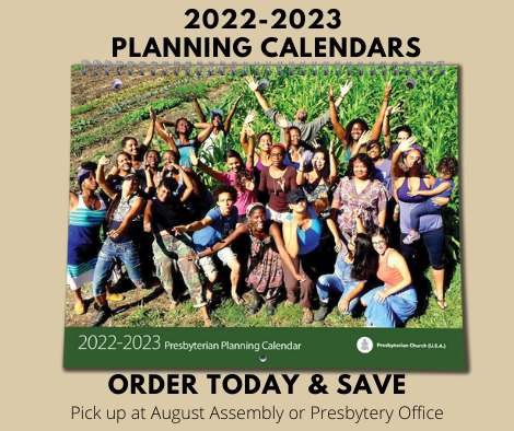 Pre-Order 2022-2023 Planning Calendars — Denver Presbytery