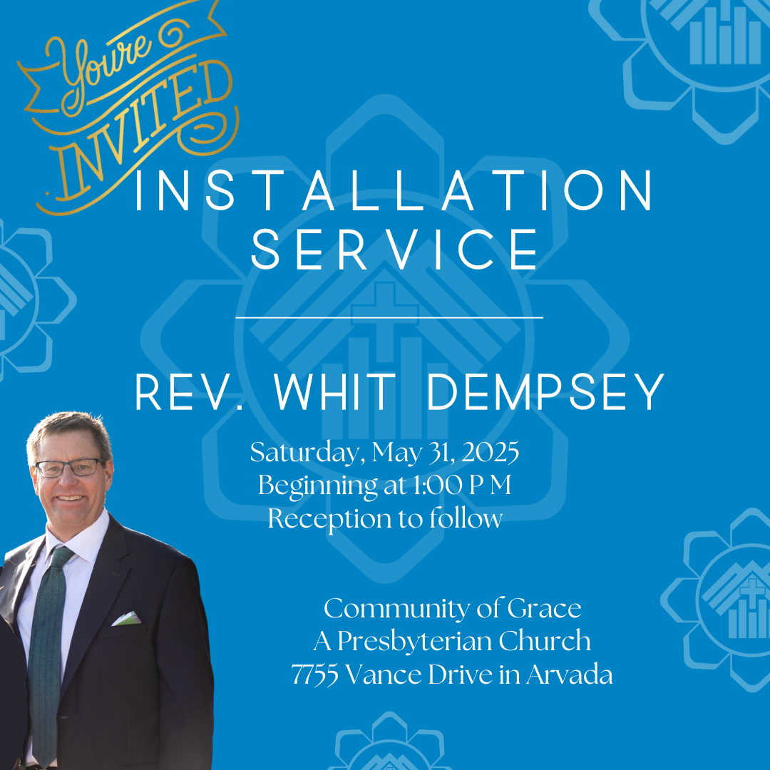 You are invited to the Installation Service of Rev. Whit Dempsey