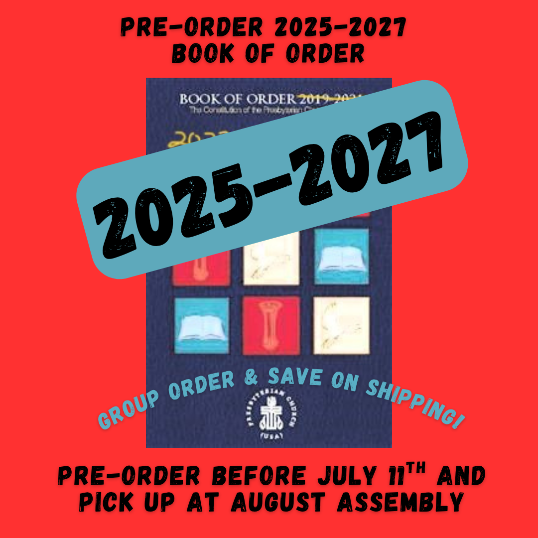 Pre-Order the 2025–2027 Book of Order – No Shipping Costs!